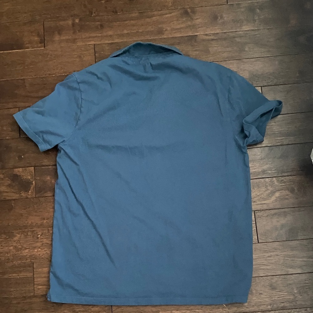 Vince Men’s Cobalt Blue Short Sleeve Polo - Picture 10 of 11